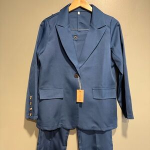 Women’s Navy Blazer Suit
